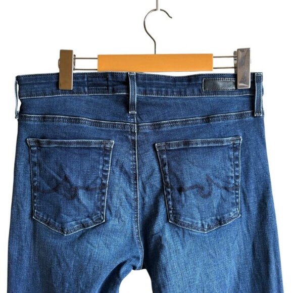 AG The Farrah High Rise Skinny Denim Jeans Blue W29 - Picture 9 of 13